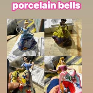 Disney Princess Porcelain Bells